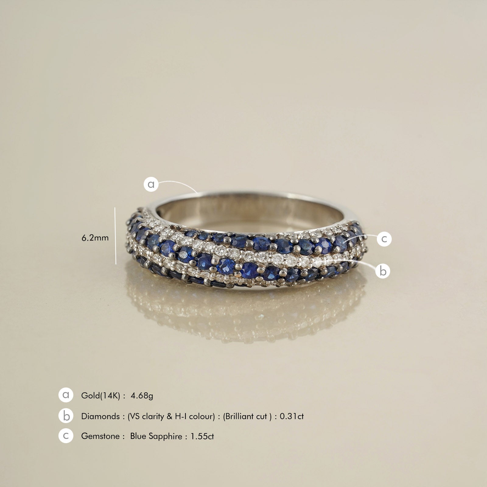 Susan Blue Sapphire Ring