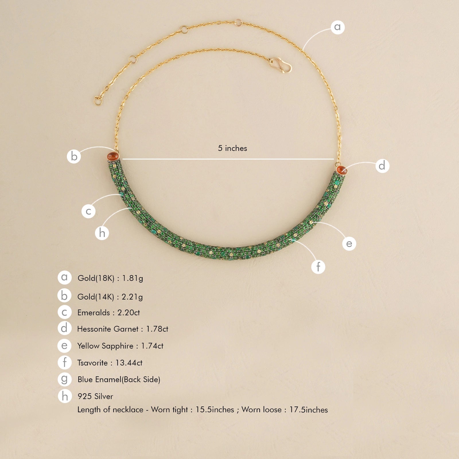 Sylvia Torque Necklace