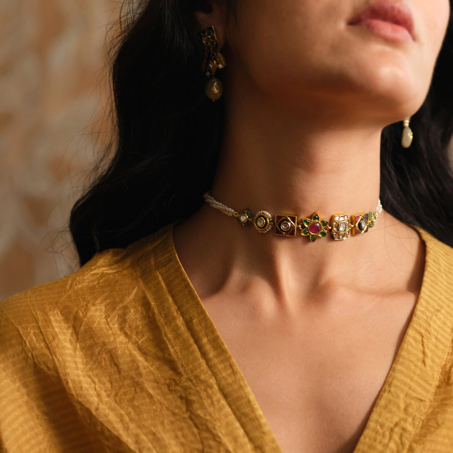 Tanjore Choker Necklace