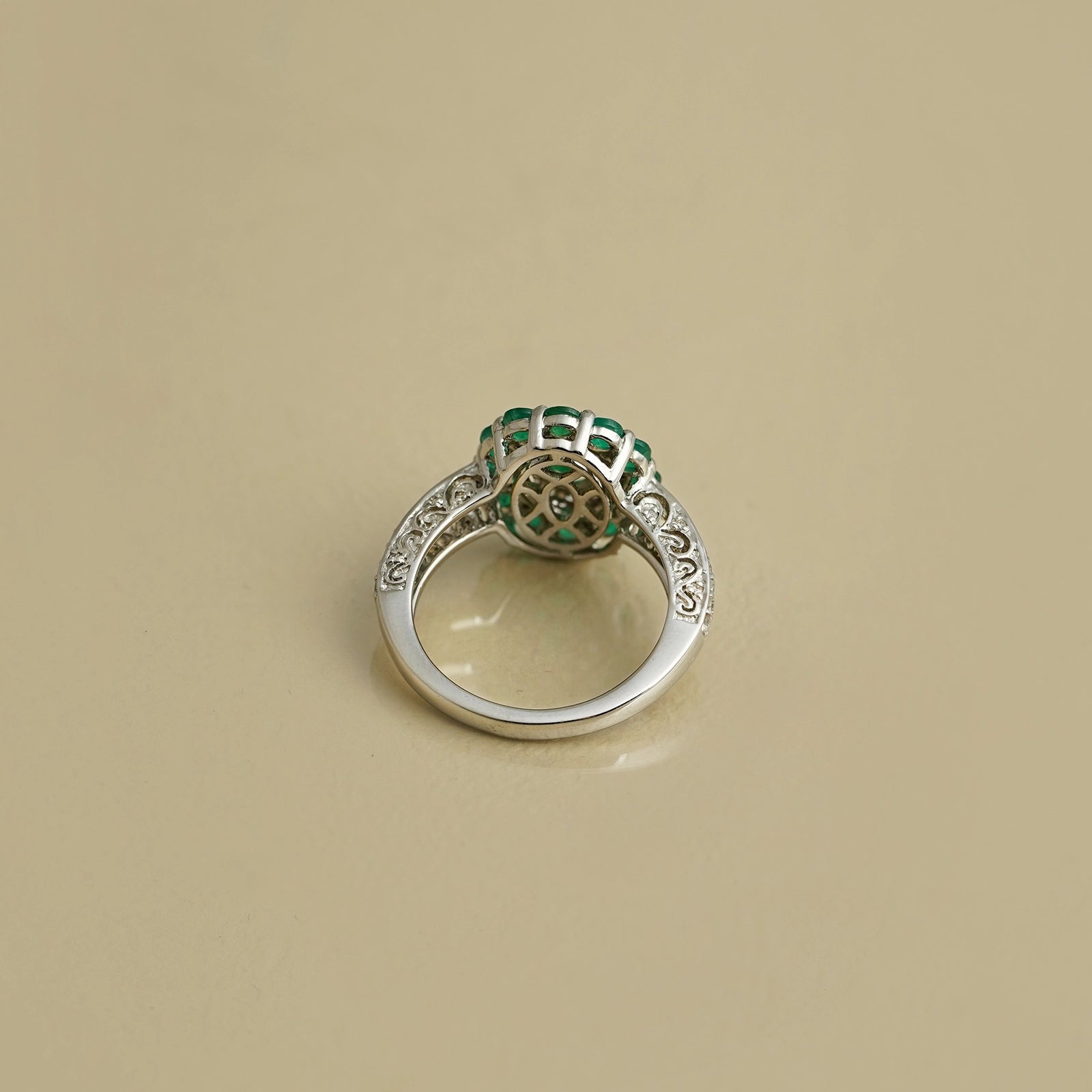 Azure Emerald Ring