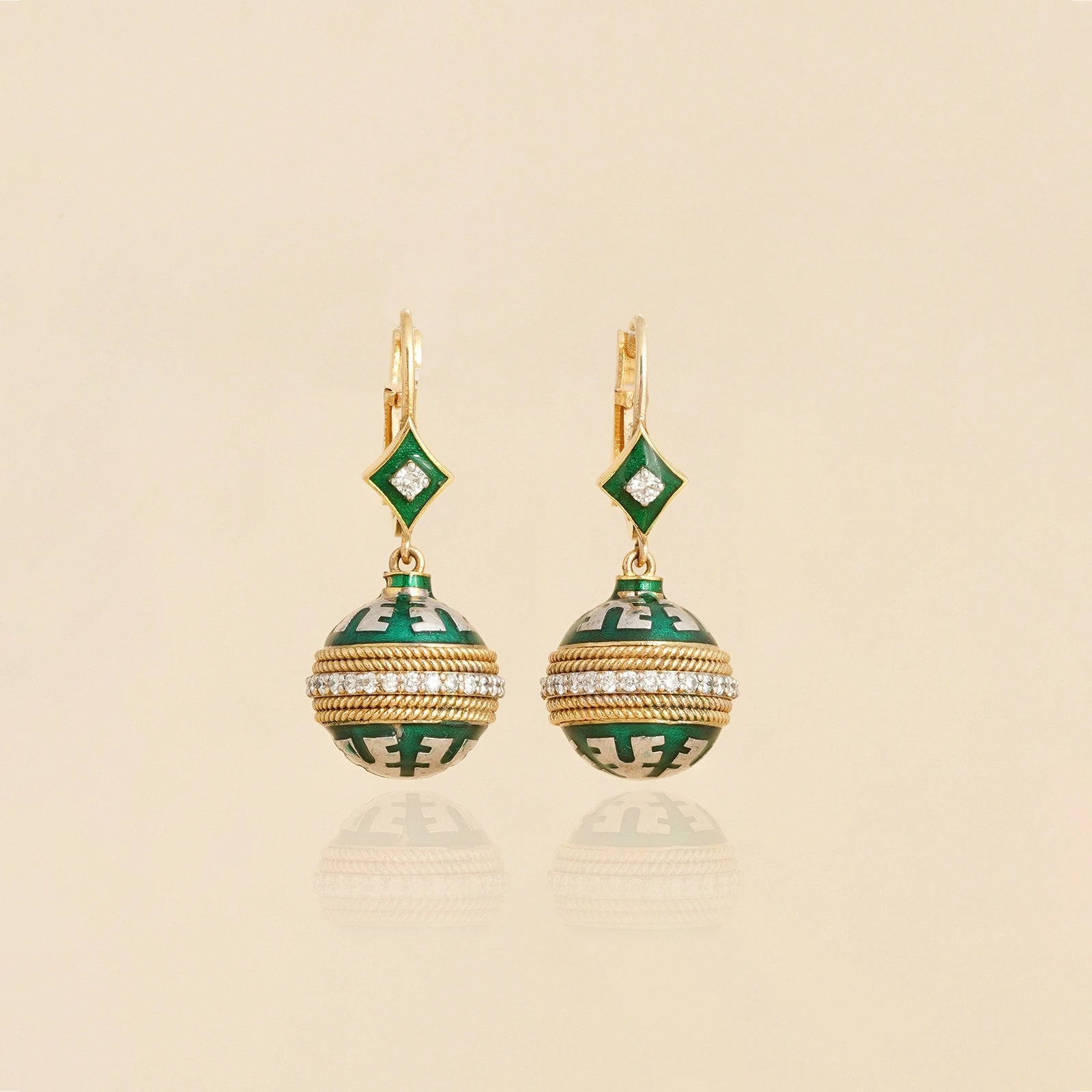 Eva Mini Sage Earrings