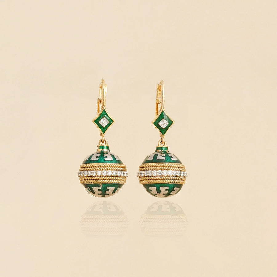Eva Mini Sage Earrings
