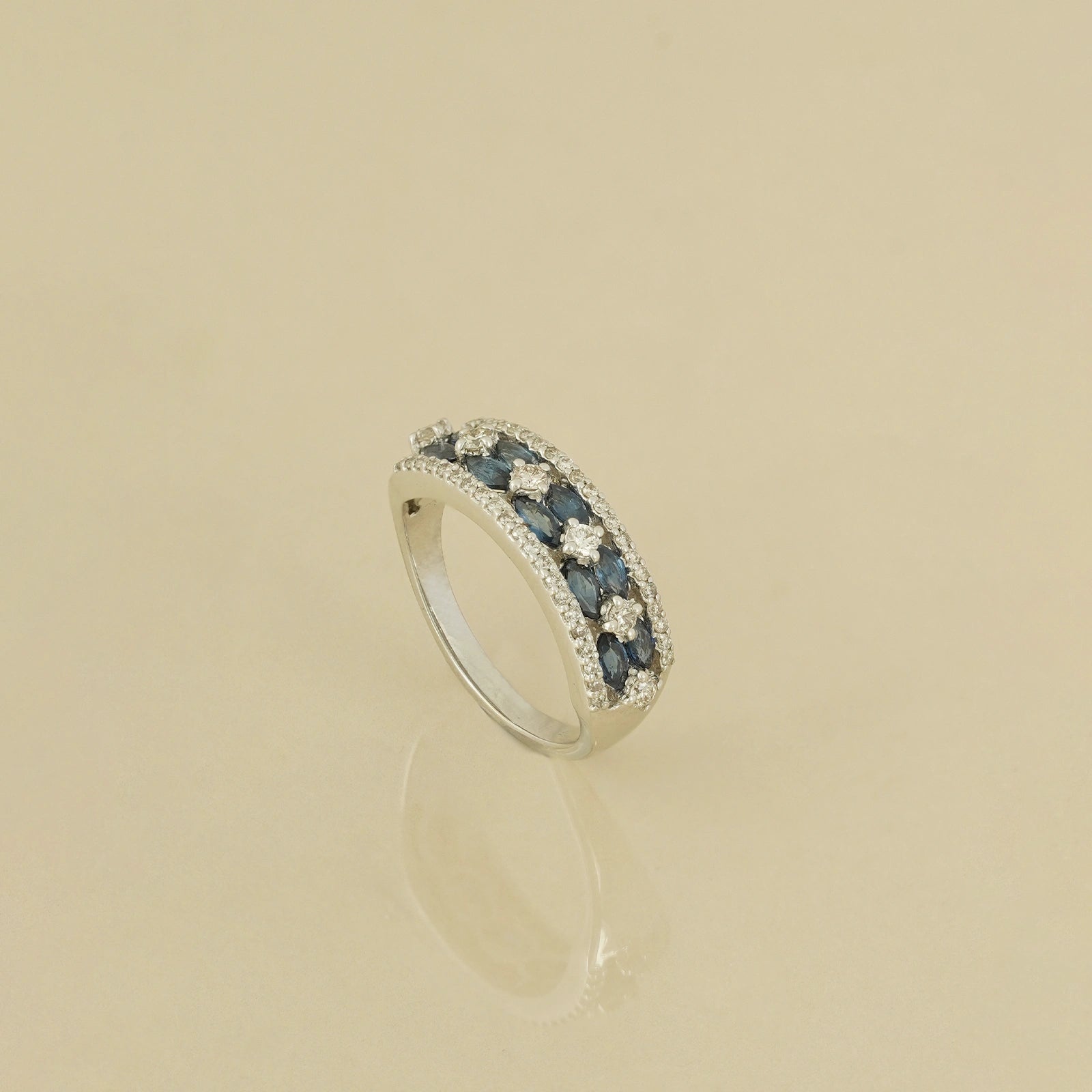 Phoebe Blue Sapphire Ring