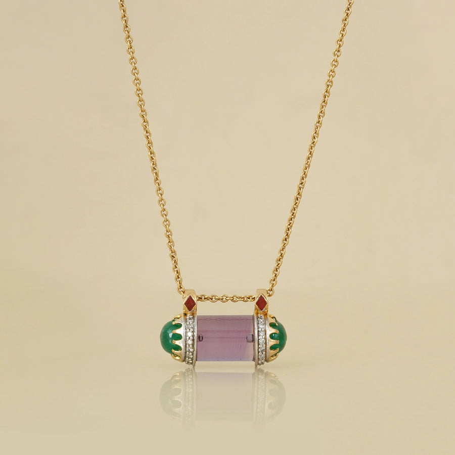 Aurora Amethyst Necklace