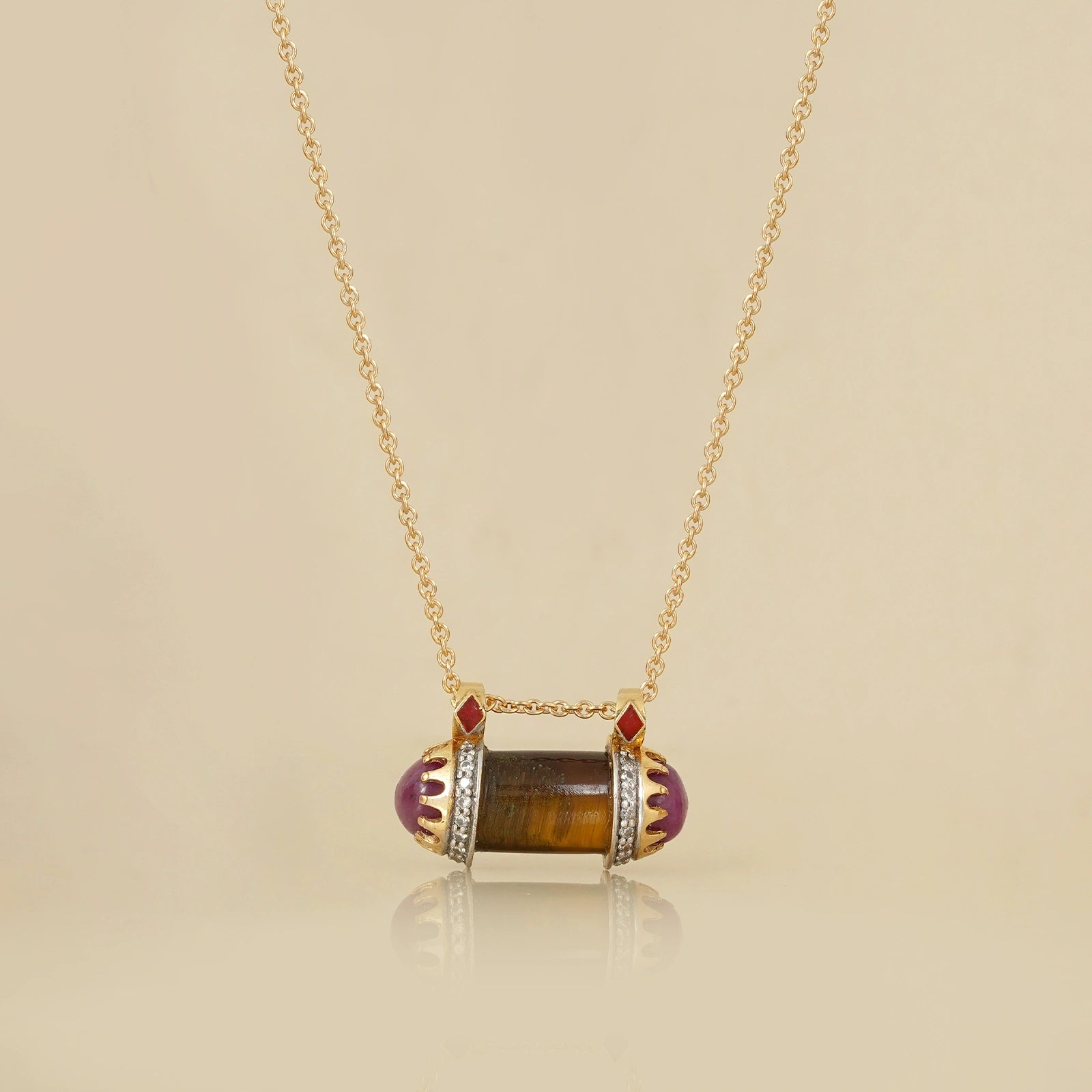 Aurora Tigers Eye Necklace