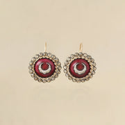 Sarai Mini Crimson Earrings