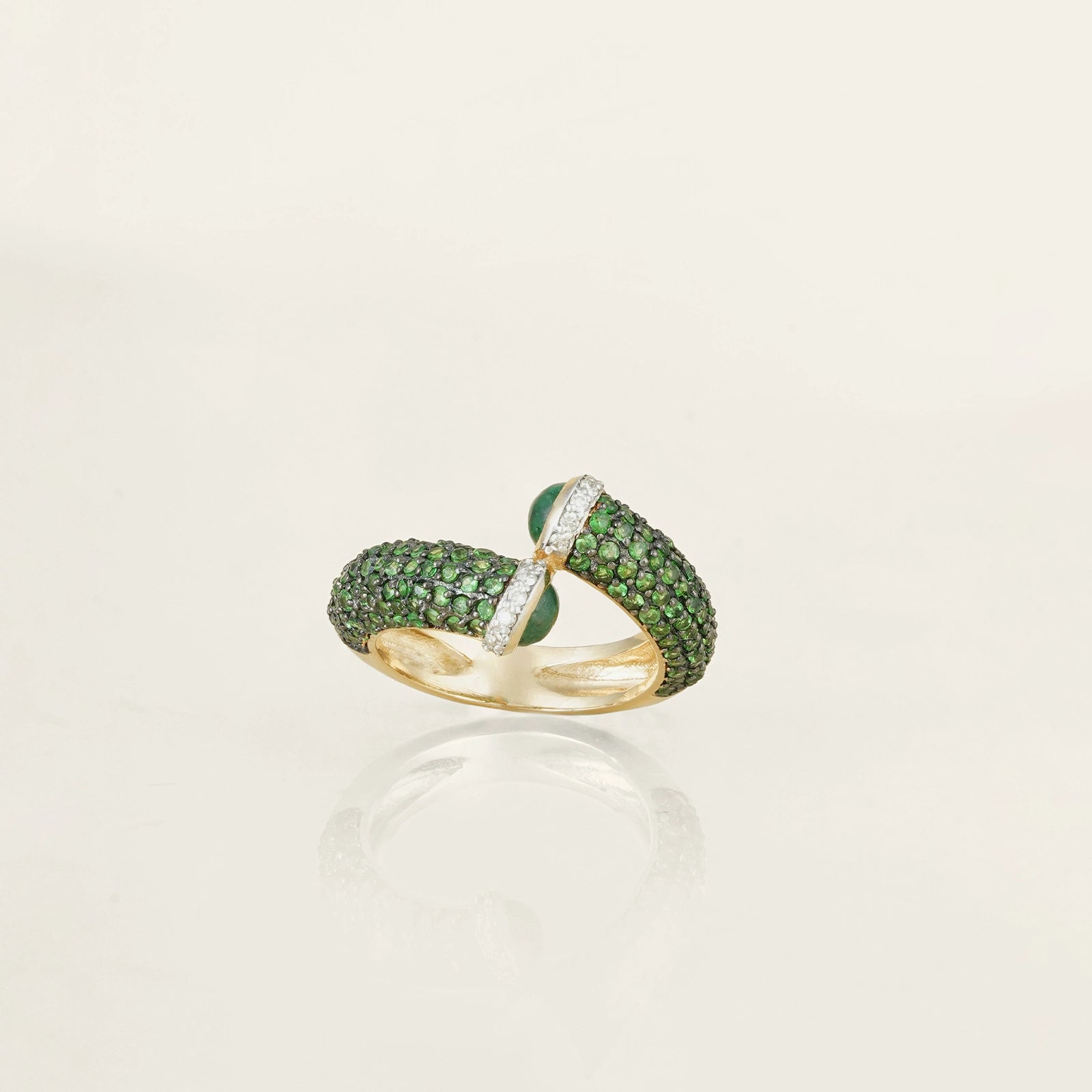 Rosa Emerald Tsavorite Ring
