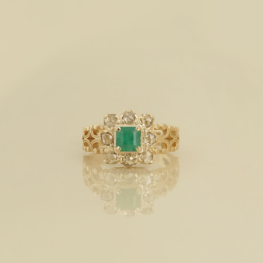 Julia Emerald Ring