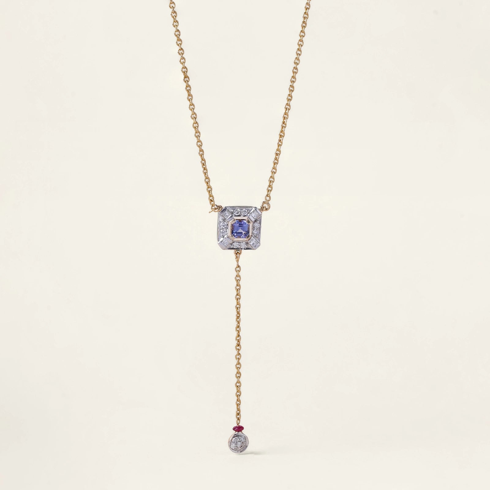 Nizam Tanzanite Pendant Necklace