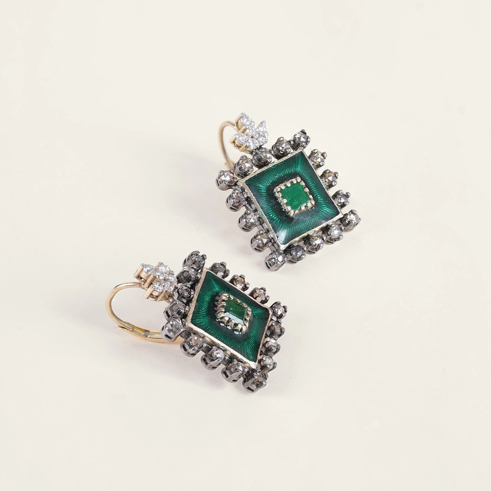 Simone Forest Green Mini Earrings