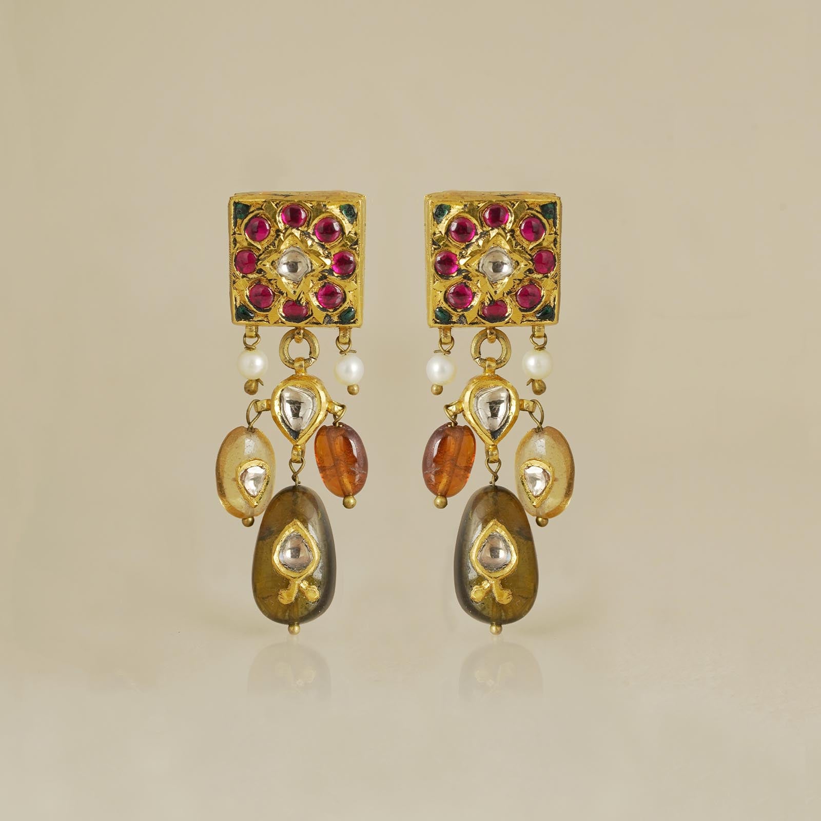 Dev Scarlet Earrings