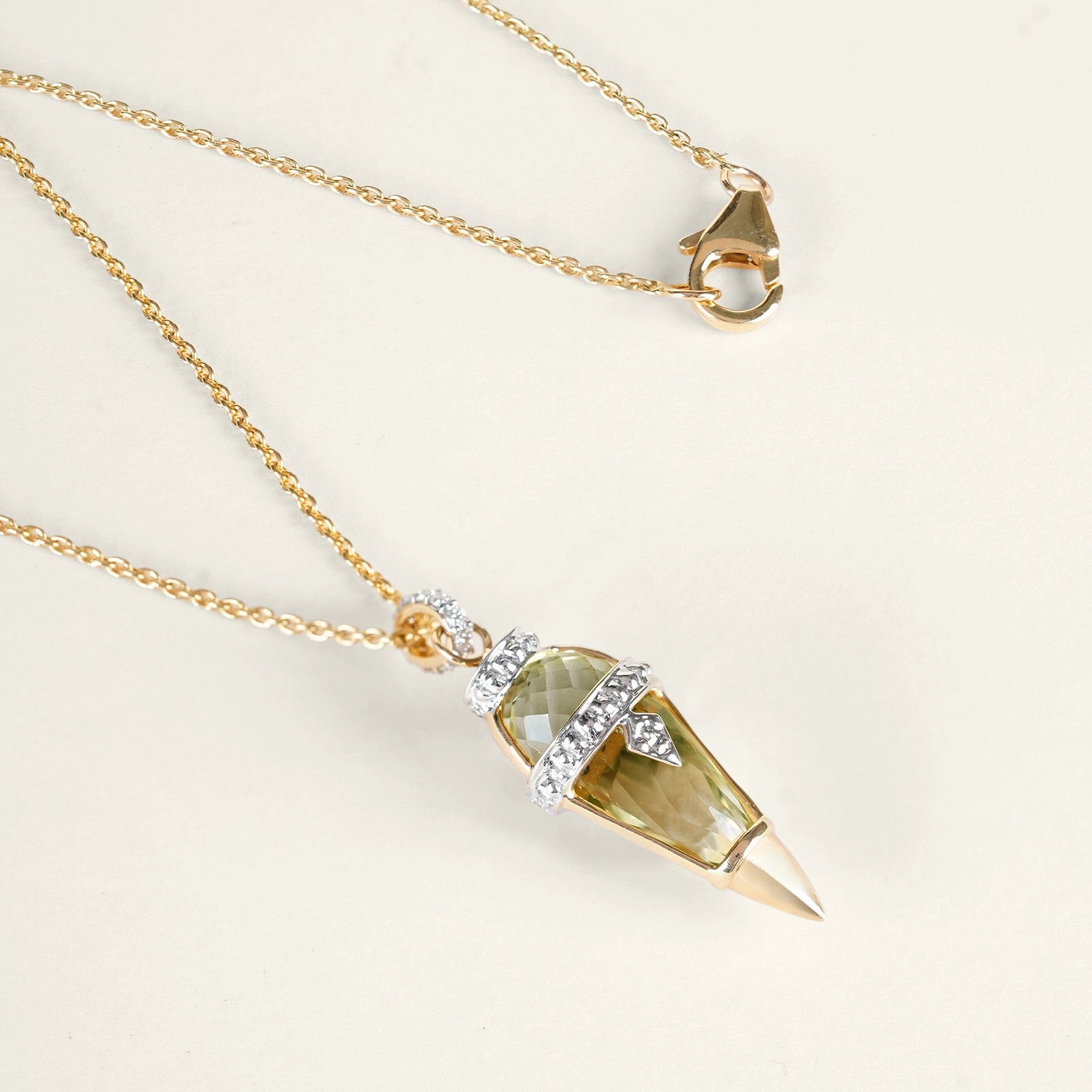 Harmony Olive Mini Necklace