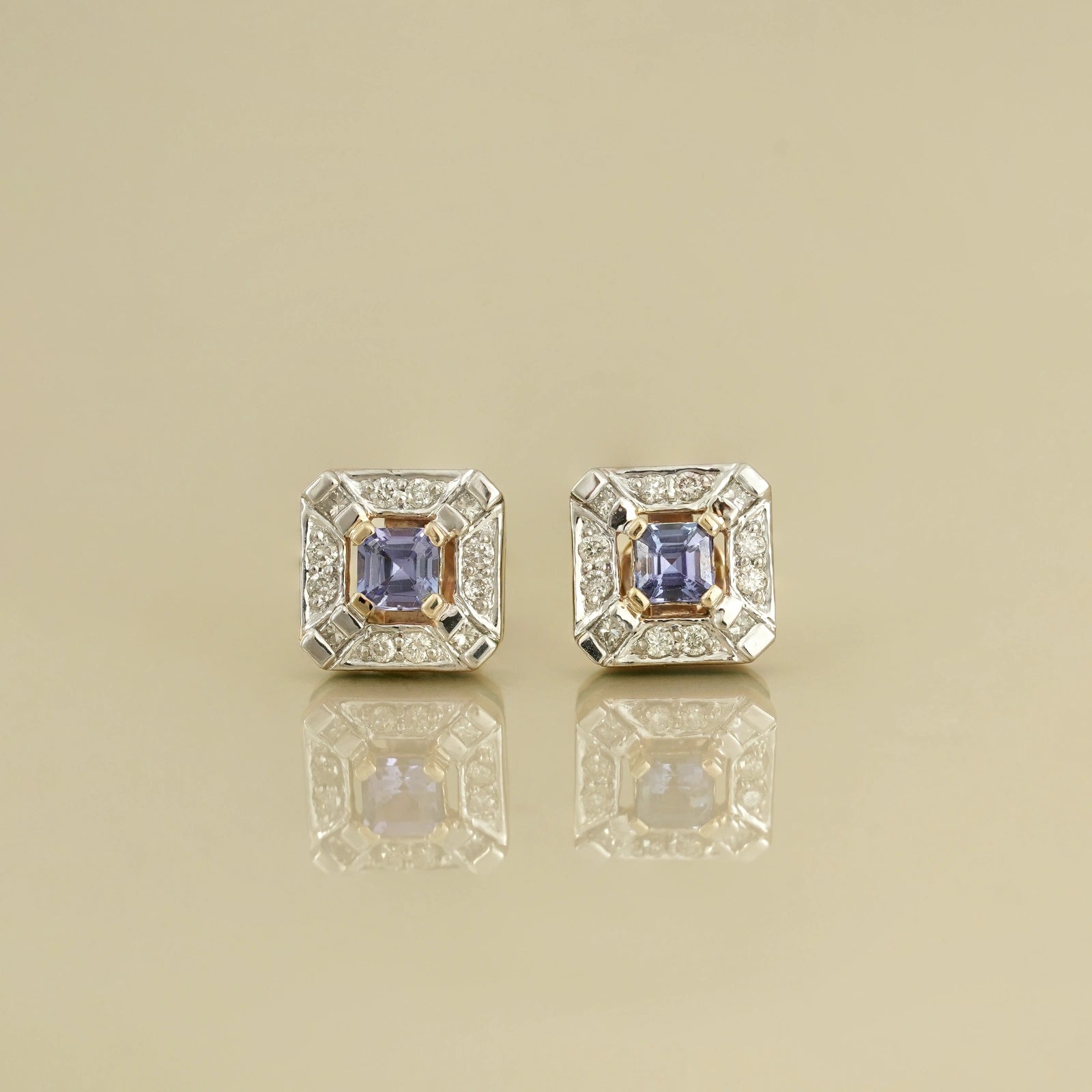 Nizam Tanzanite Ear Studs