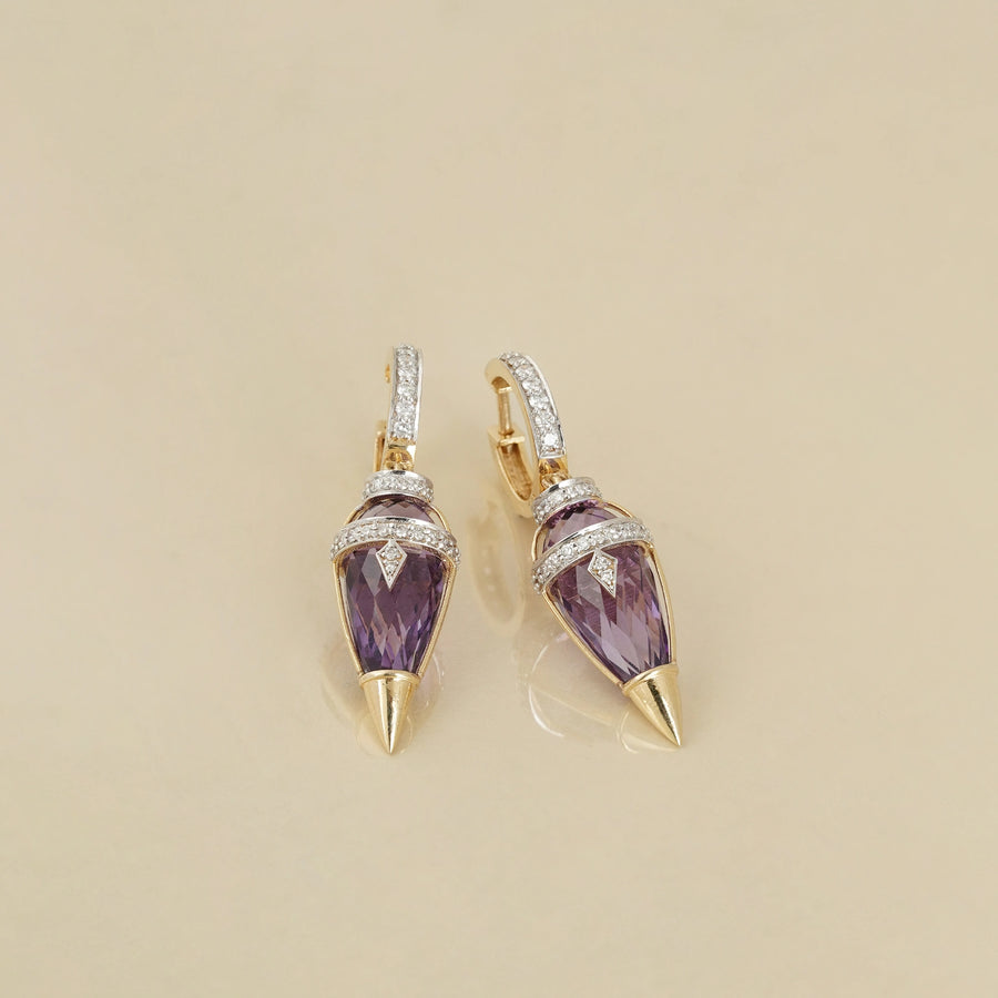 Harmony Orchid Mini Earrings