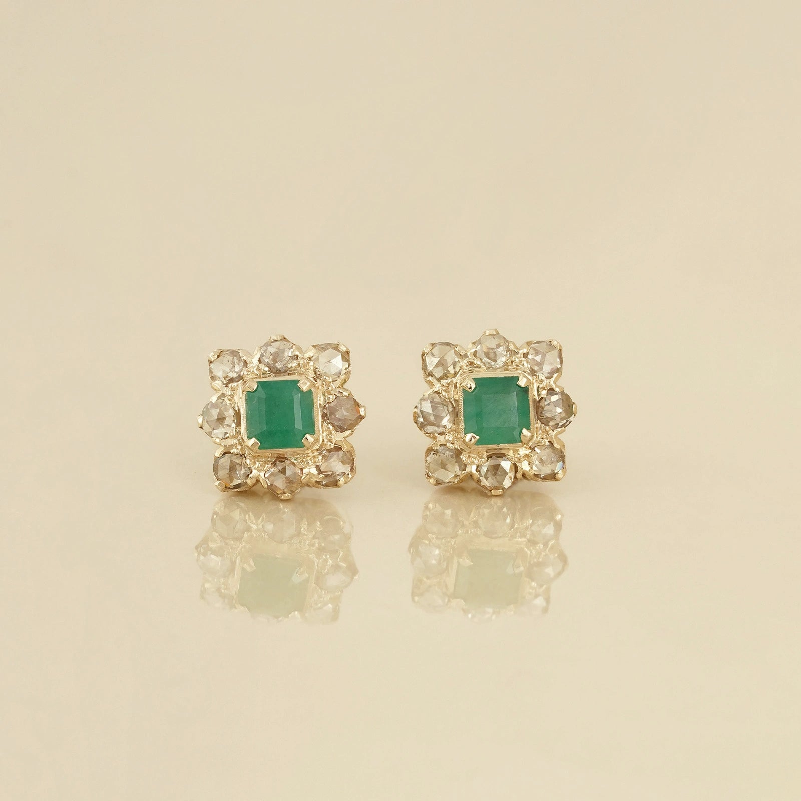 Julia Emerald Studs