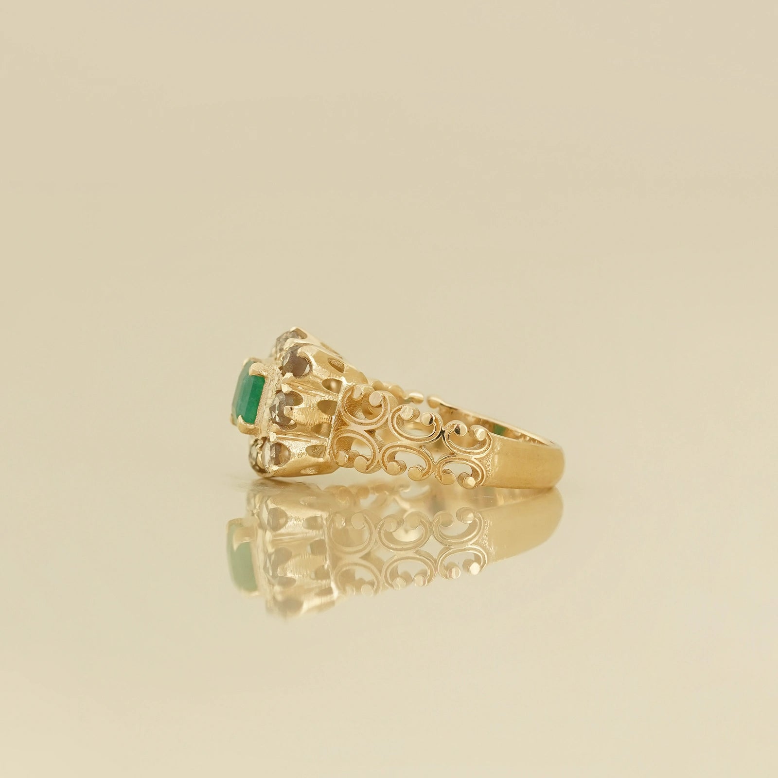 Julia Emerald Ring