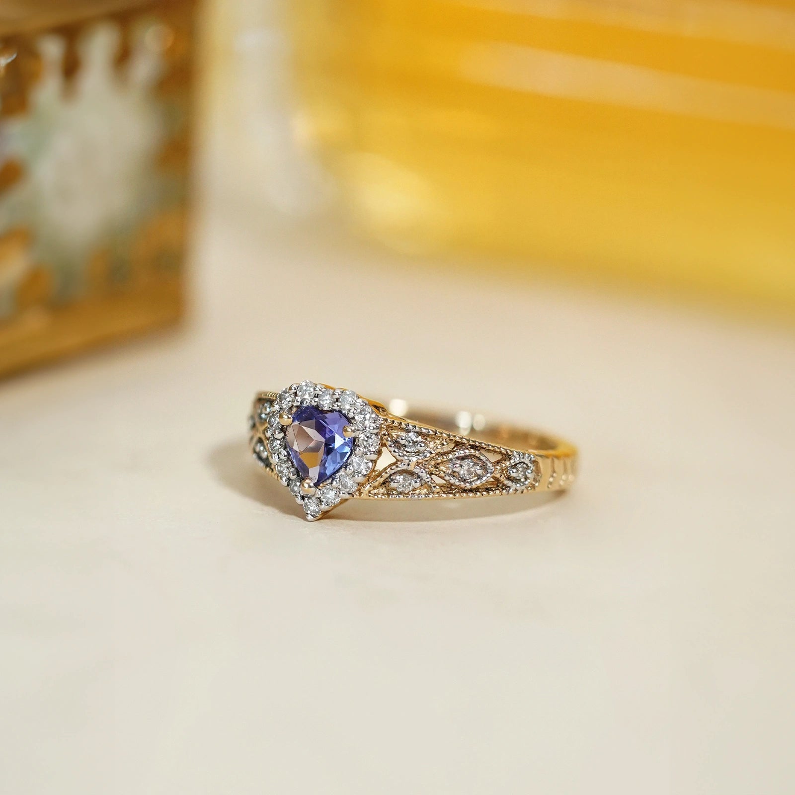 Vanessa Tanzanite Ring