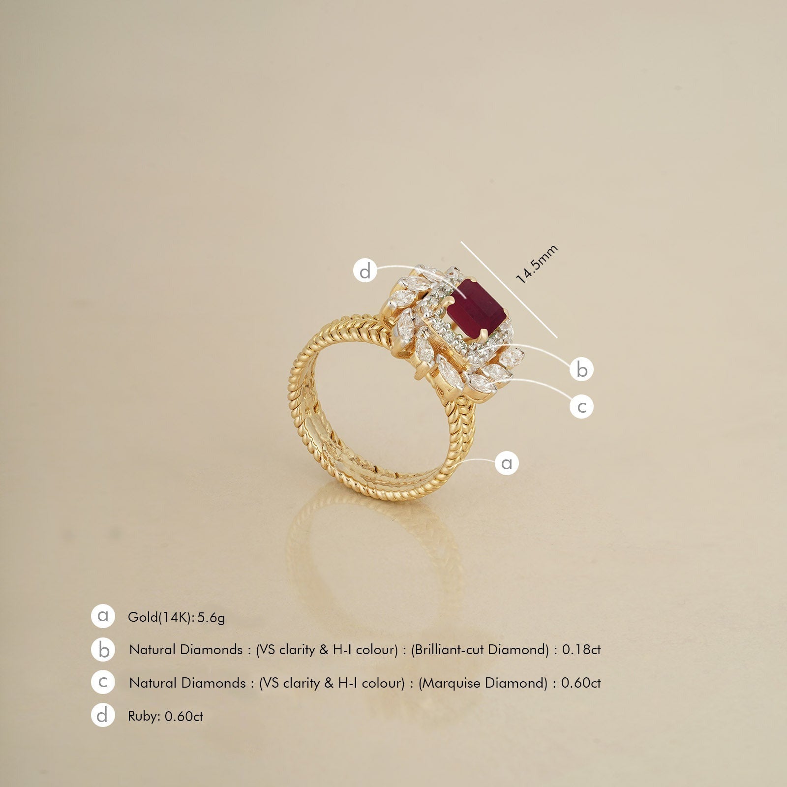 Eden Ruby Ring