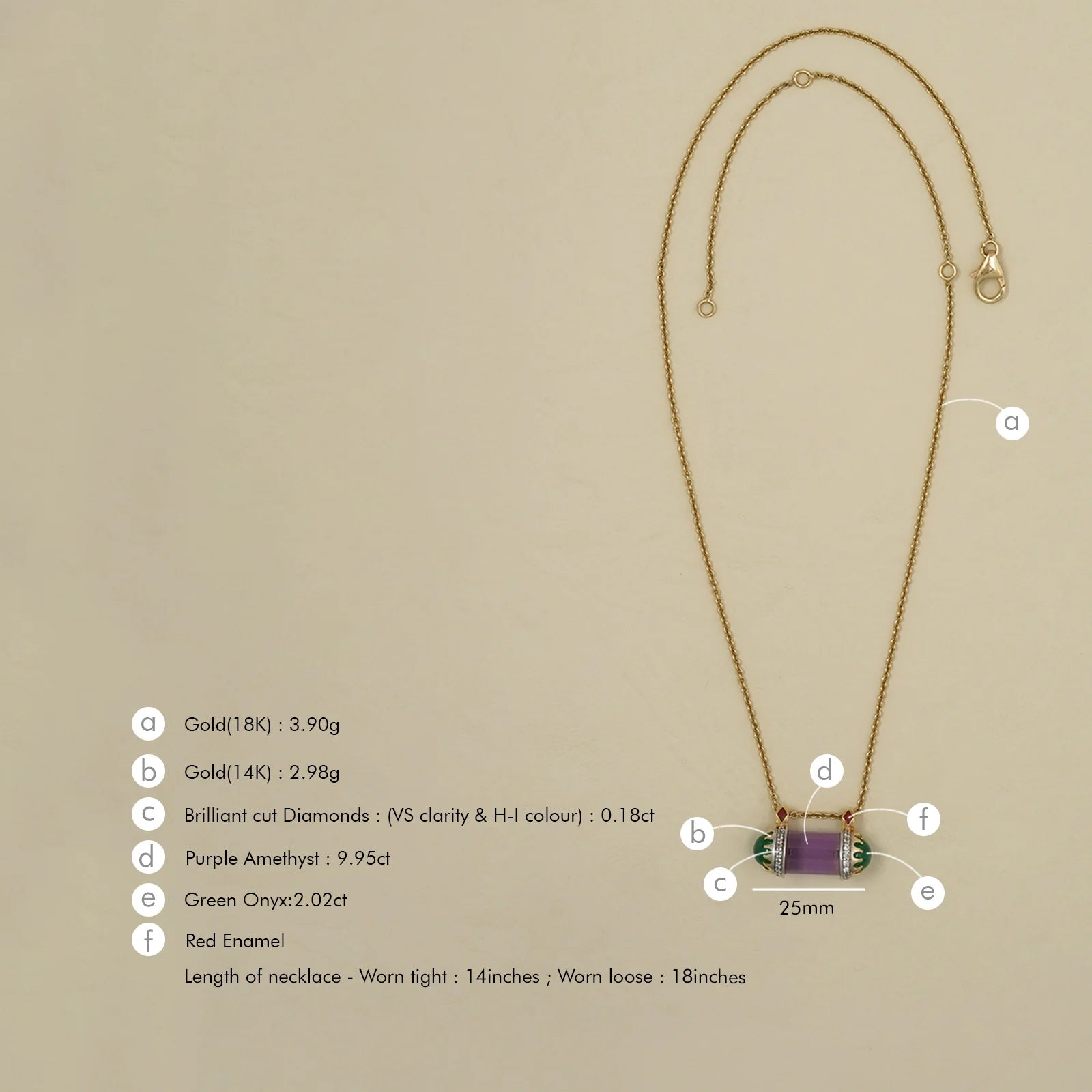 Aurora Amethyst Necklace