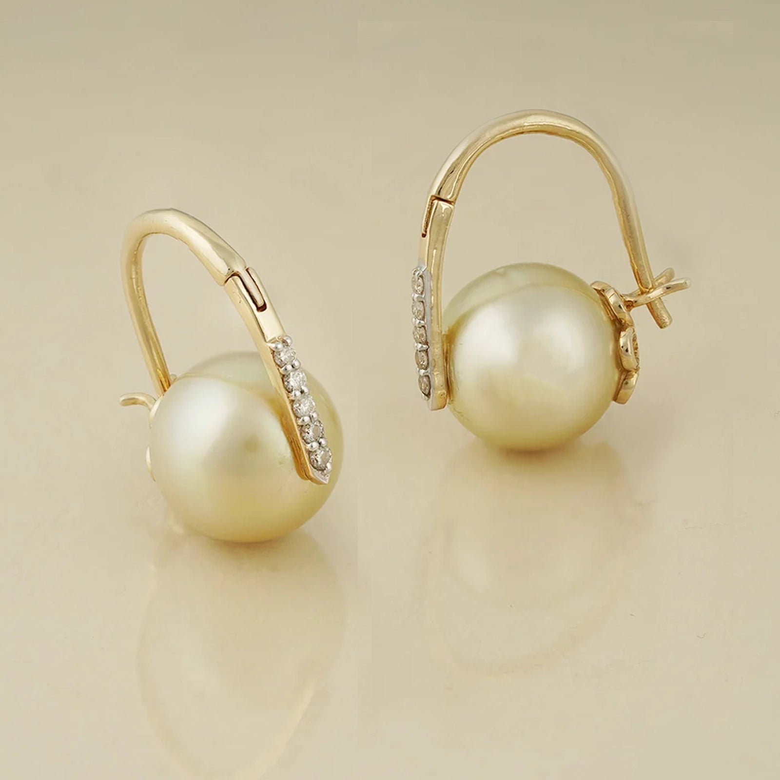 Grace Kelly Pearl Diamond and Gold Earrings – MOI - Boutique Everyday ...