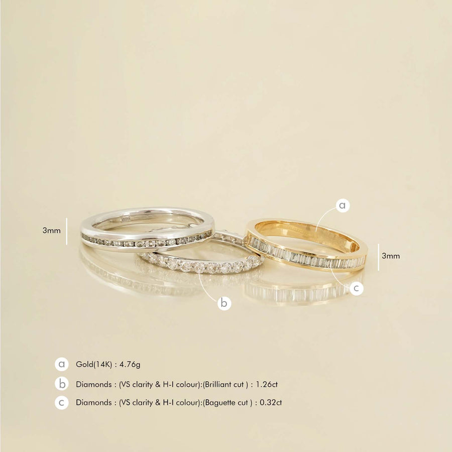 Ashley Diamond Ring Set