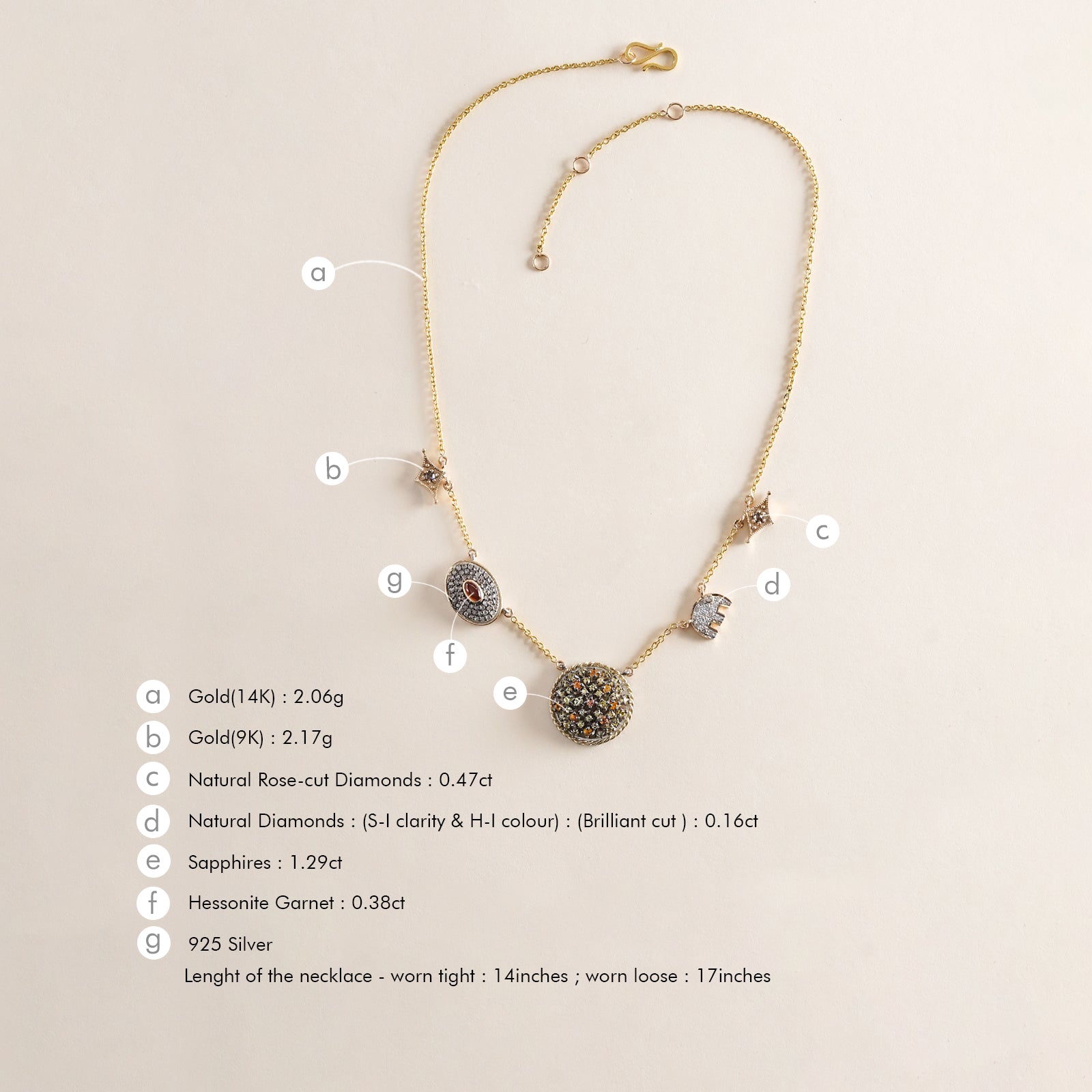 Zora Charm Necklace