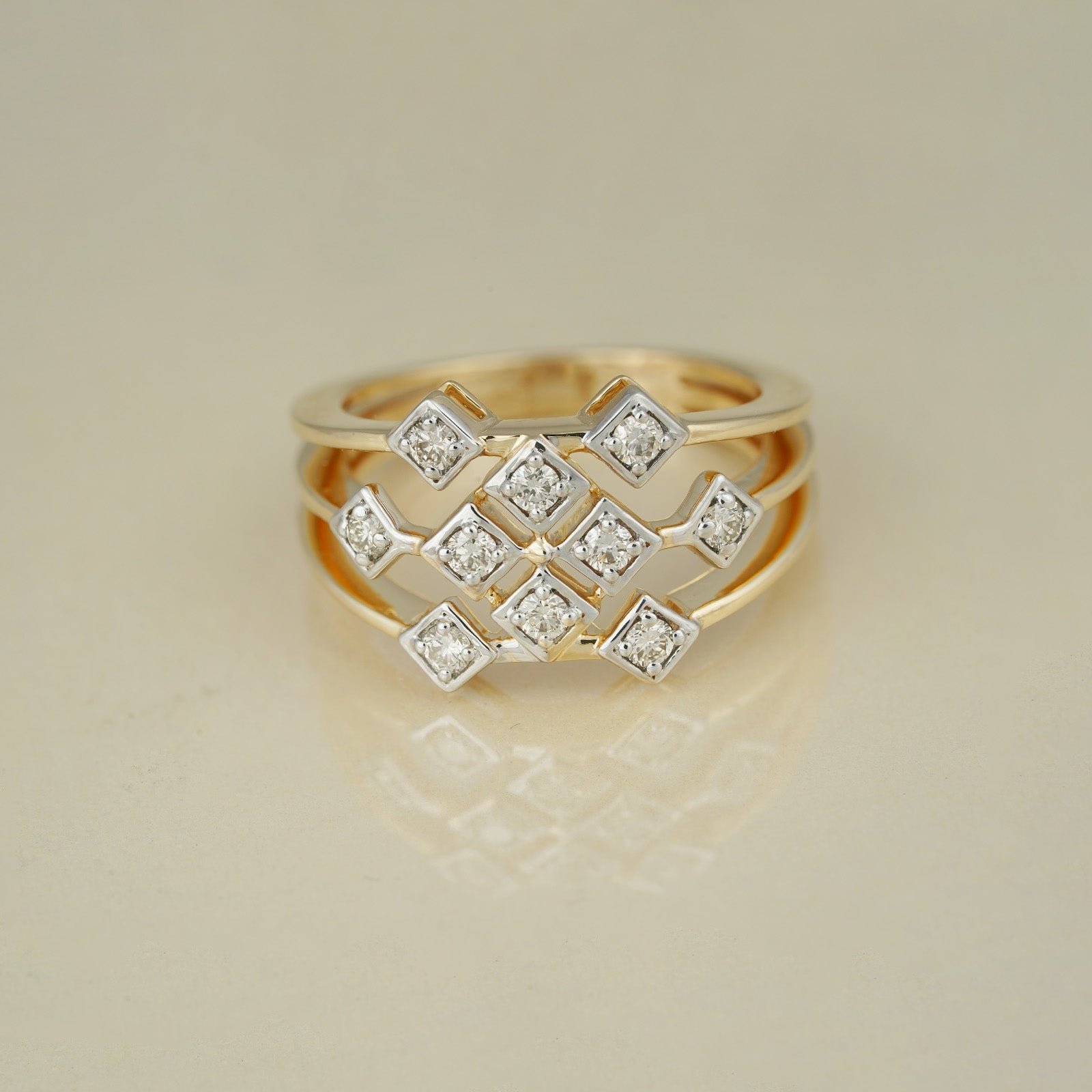  Gold and Diamond Ring