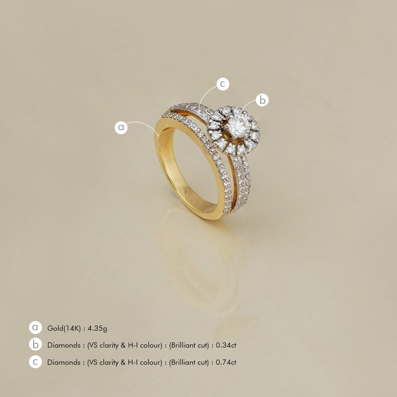 Sparkling Diamond Set by TBZ - Jewellery Designs
