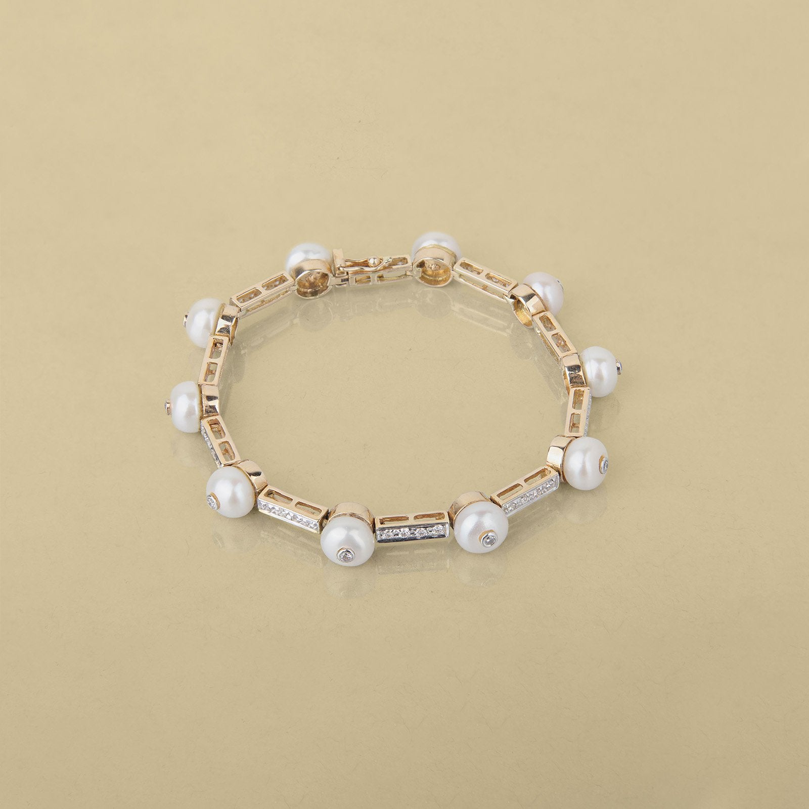 Buy HeerHouse Of Jewellery Suvarna Shell Pearl Embellished Bracelet Online   Aza Fashions