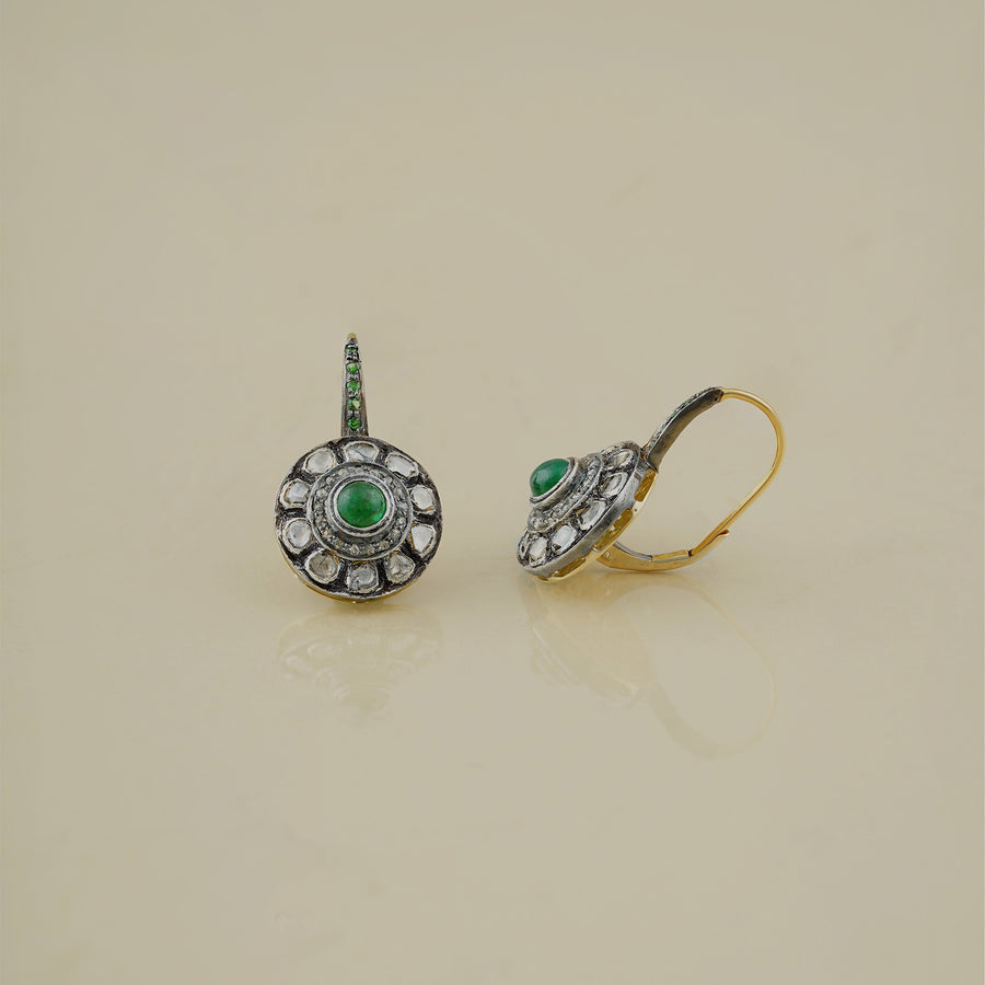 Jaipur Emerald Earrings