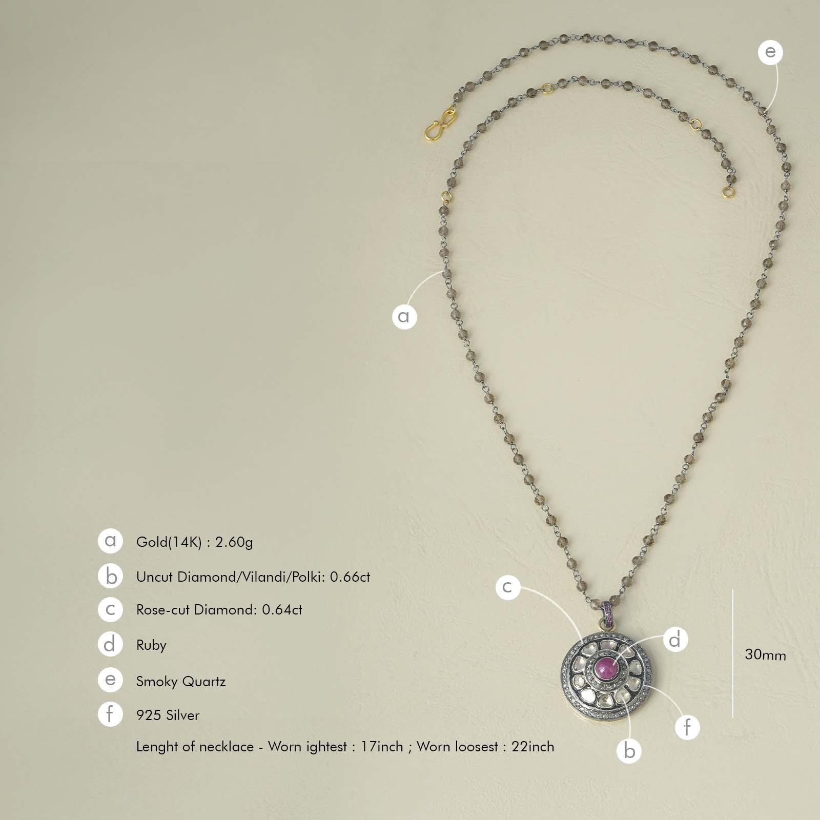 Buy Diamond Ruby Fashion Pendant Set Online – Kisna