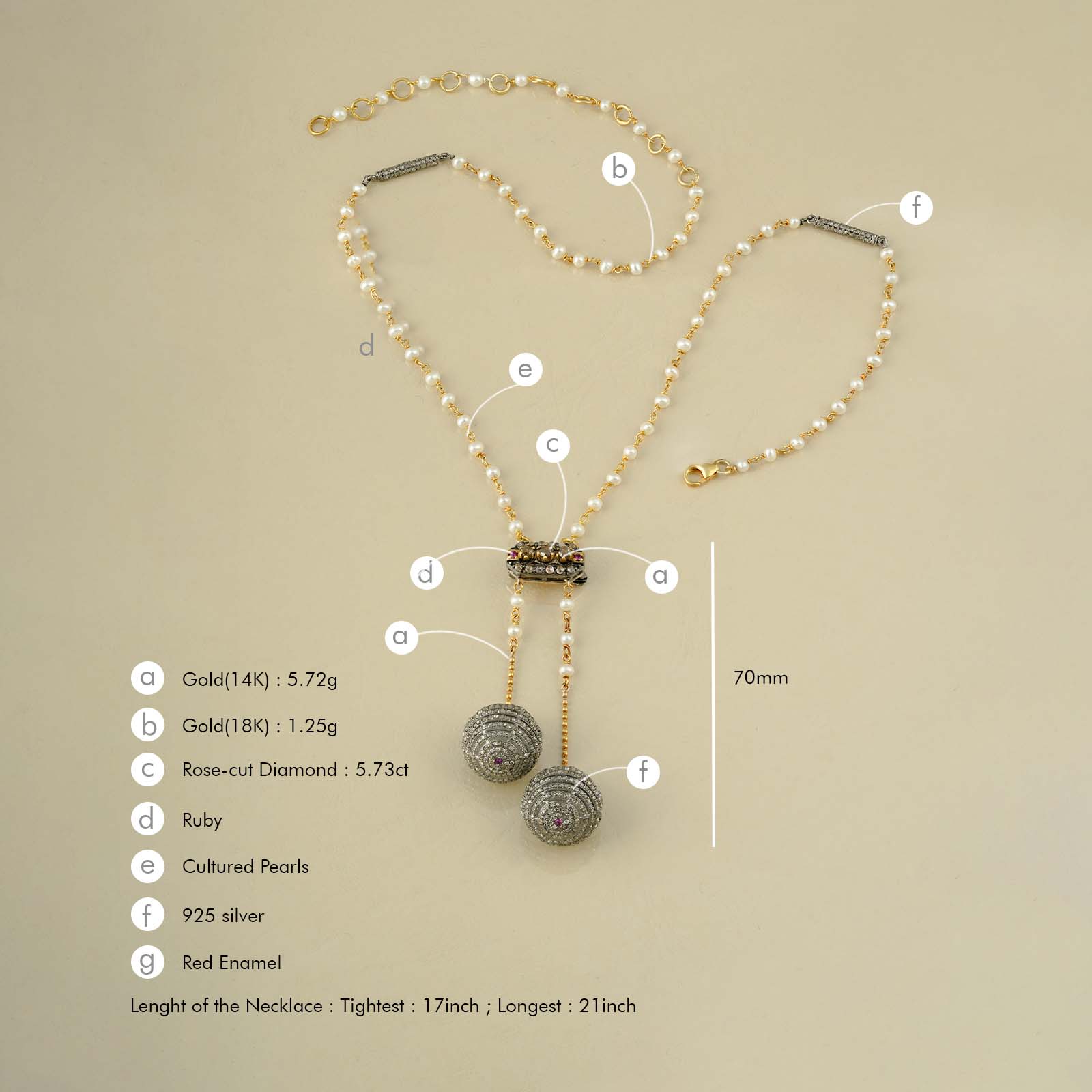 Luna Brooch and Necklace