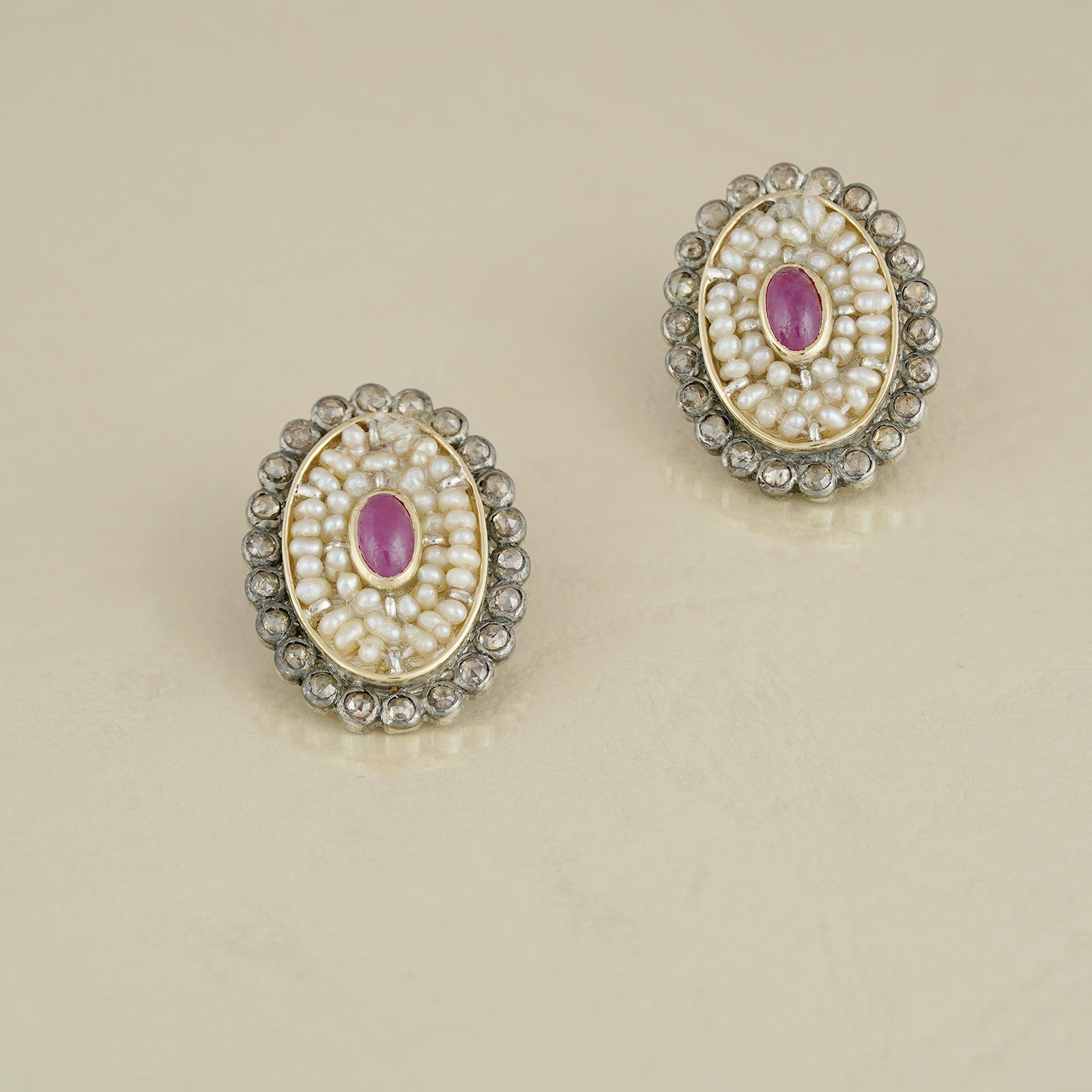 Ruby and Pearl Statement Cufflinks