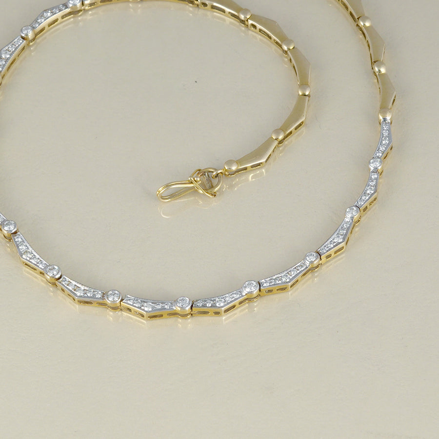  Gold and Diamond Necklace